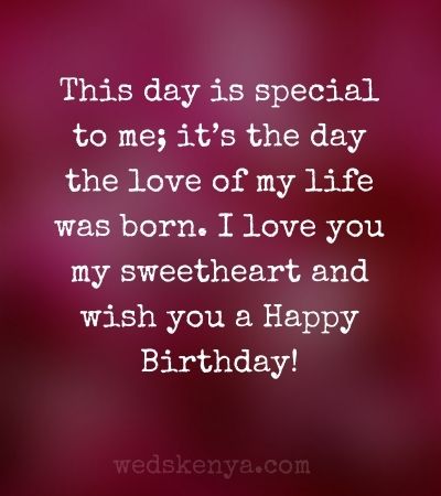 Birthday Love Quotes for Her