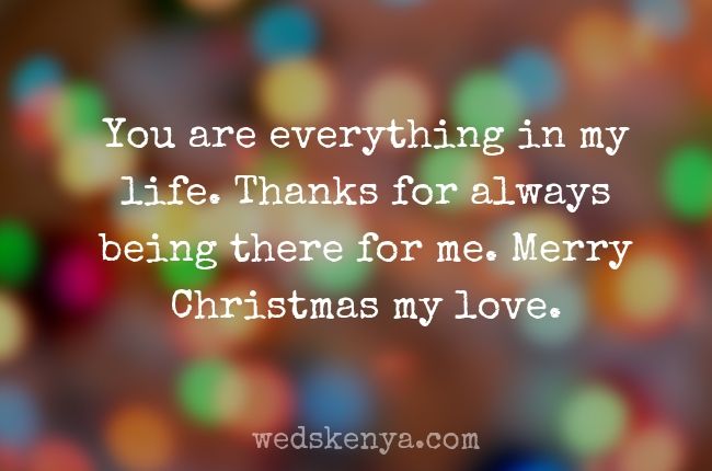 christmas message for husband