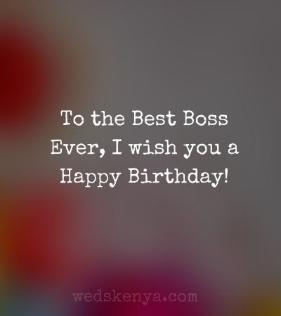 Heart Touching Birthday Wishes for Boss