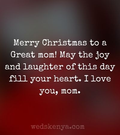 Christmas Messages for Mother
