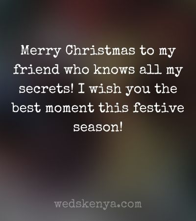 Christmas Wishes for Best Friend
