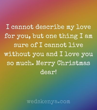 Romantic Christmas Messages