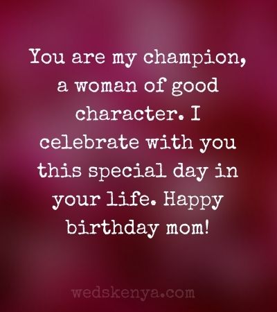 Birthday Quotes for Mother
