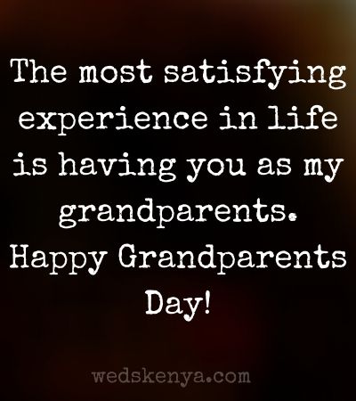 Grandparents Day Card Message