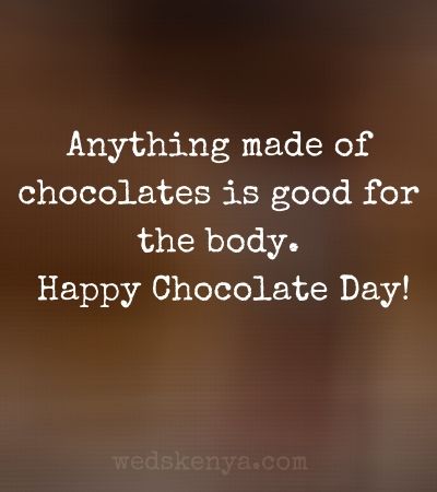 Happy Chocolate Day Wishes Quotes