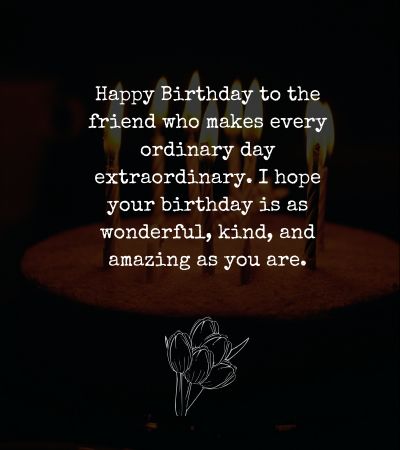 birthday wishes for a female friend 