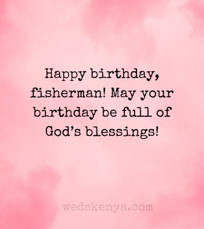 Birthday Wishes for Fishermen