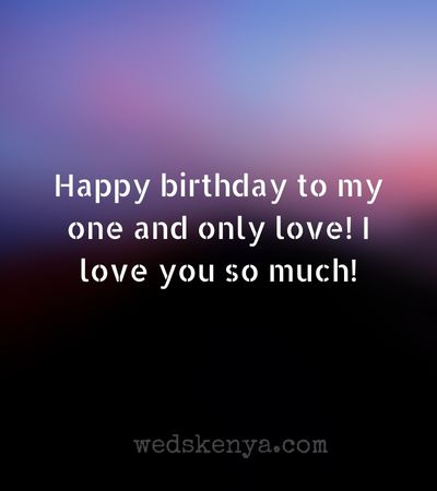 Birthday Wishes for Lover