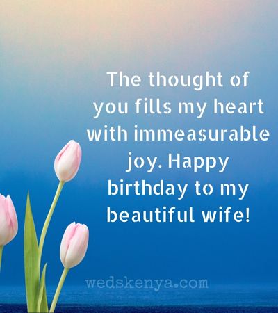 Birthday Wishes for Wife Far Away