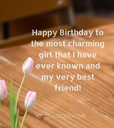 Birthday wishes for friend female