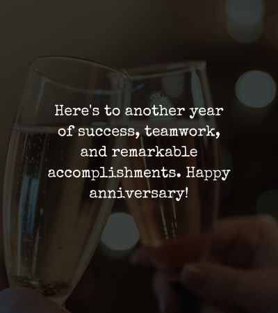 Company Anniversary Wishes Company Anniversary Wishes