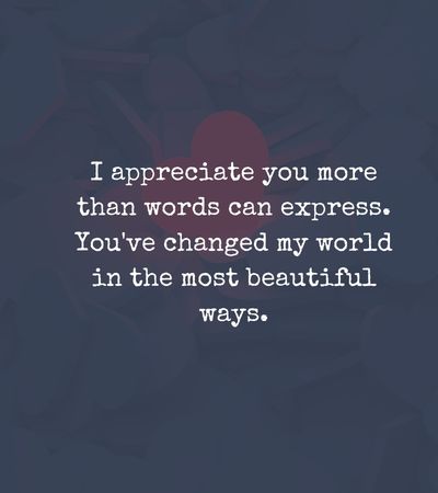 Deep Love Appreciation Messages for Her