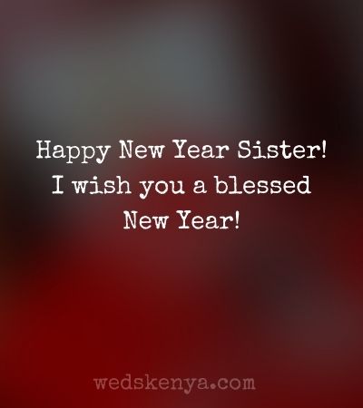Happy New Year Sisters Images