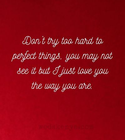 I Love the Way You are Quotes