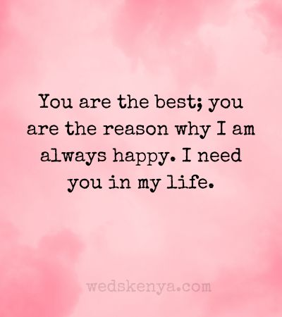 I Need You in My Life Quotes
