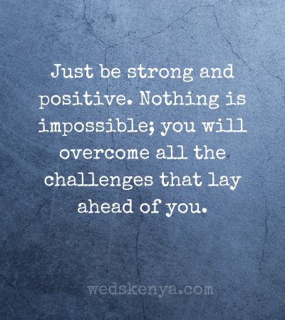 Just Be Strong Quotes