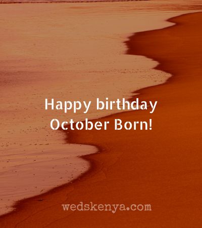 October Birthday Messages