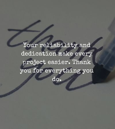 Professional Thank You Messages for Colleagues