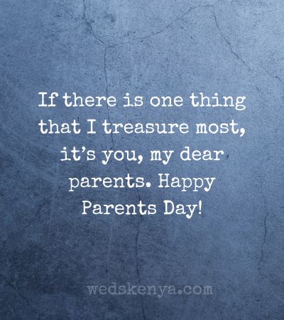 Short Message for Parents Day