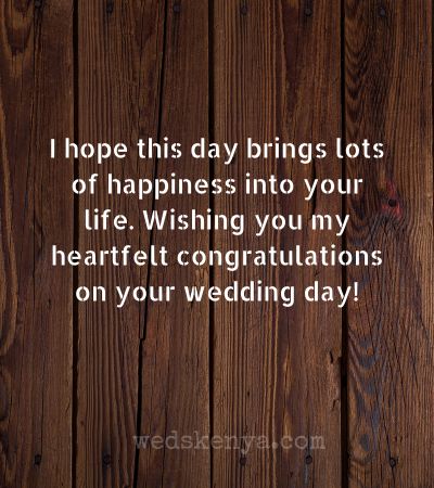 Wedding Wishes for Colleague